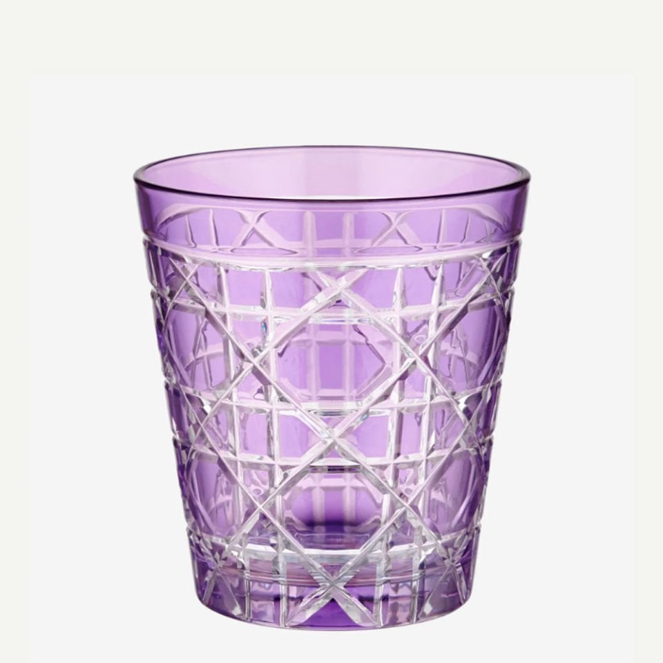 Mor Cam Su Bardağı 345 Ml Gloria Collection by Chiara Alessi