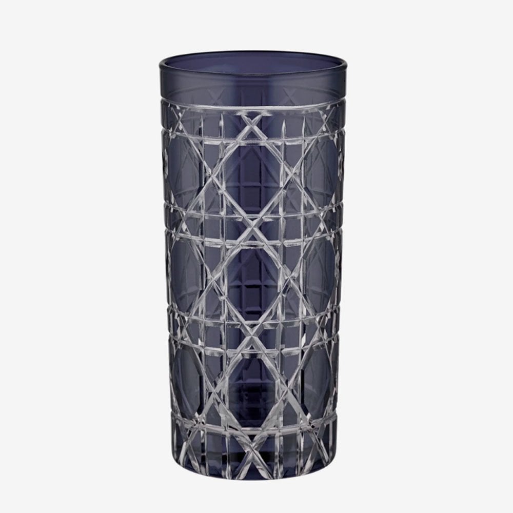 Siyah Cam Su Bardağı 485 Ml Gloria Collection by Chiara Alessi