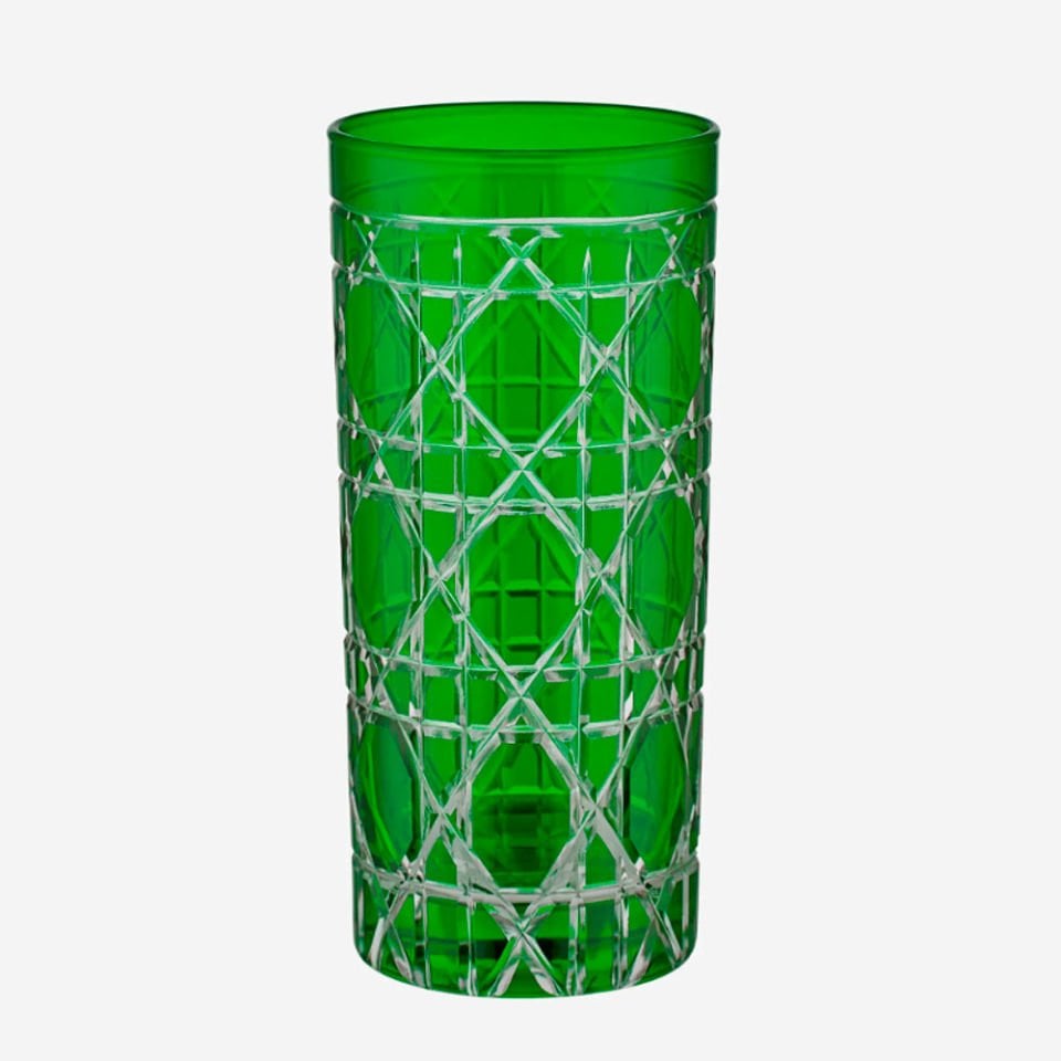 Yeşil Cam Su Bardağı 485 Ml Gloria Collection by Chiara Alessi
