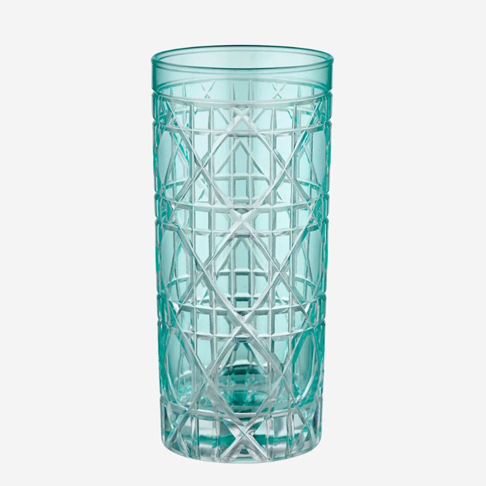 Turkuaz Cam Su Bardağı 485 Ml Gloria Collection by Chiara Alessi