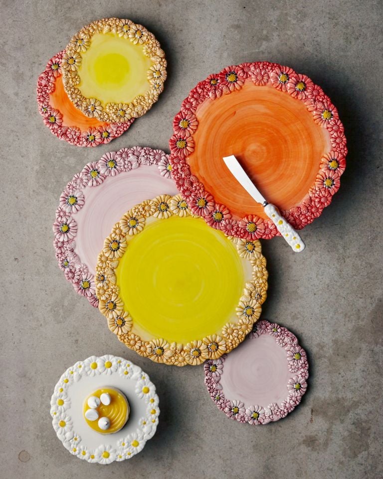 Beyaz Seramik Kek Bıçağı Camomilla Collection by Edelweiss Italy