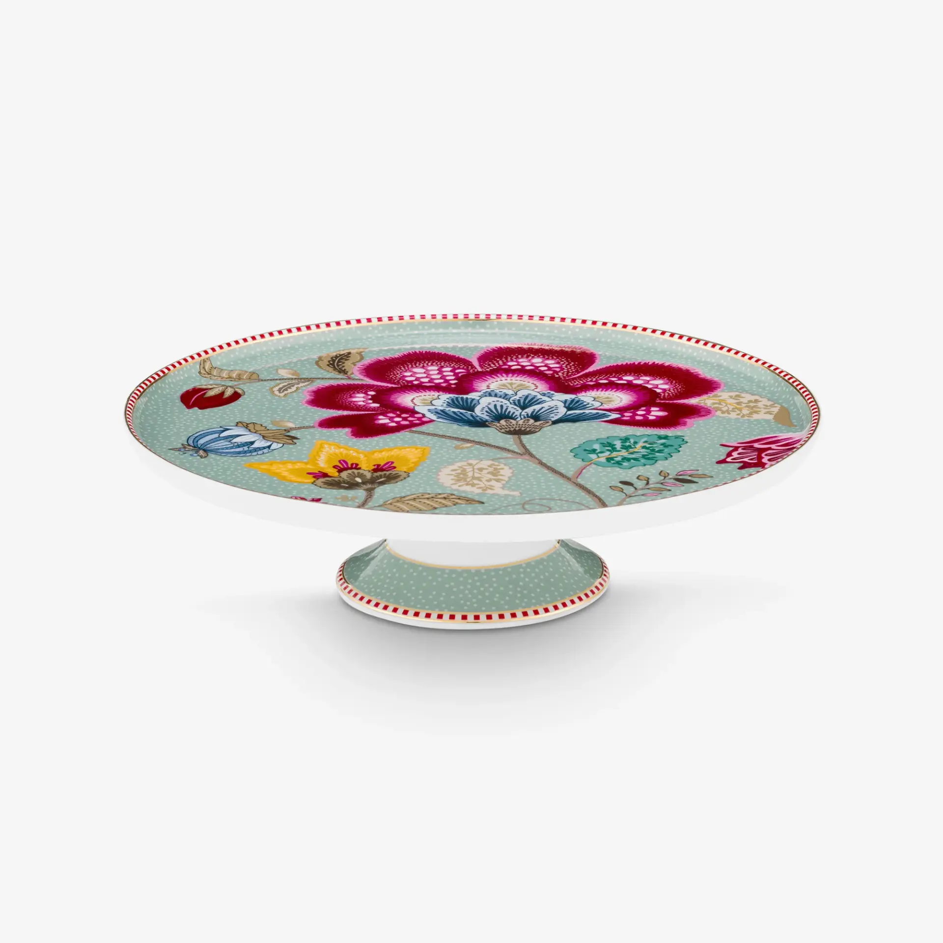 Pip Studio Mavi Porselen Kek Standı 21 Cm