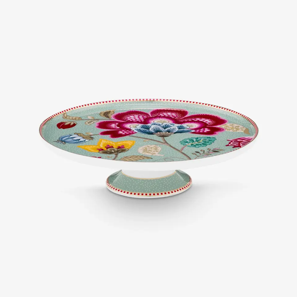 Pip Studio Mavi Porselen Kek Standı 21 Cm