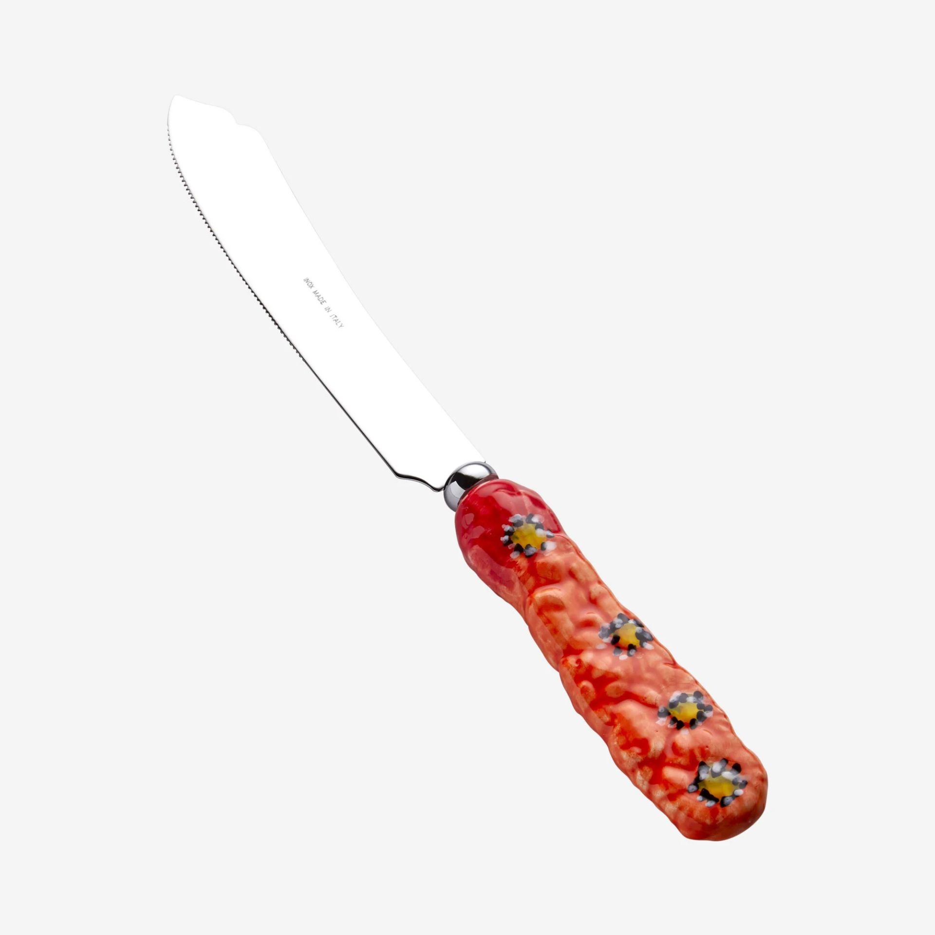Edelweiss Italy Kırmızı Seramik Kek Bıçağı Camomilla Collection