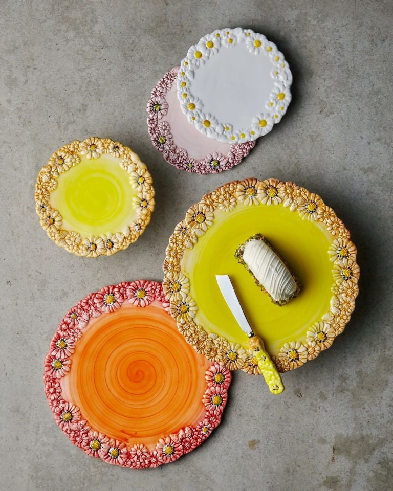 Sarı Seramik Kek Bıçağı Camomilla Collection by Edelweiss Italy