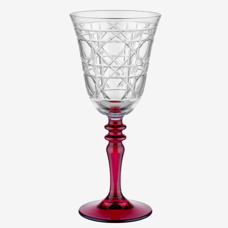 Mor Cam Kadeh 270 Ml Gloria Collection by Chiara Alessi