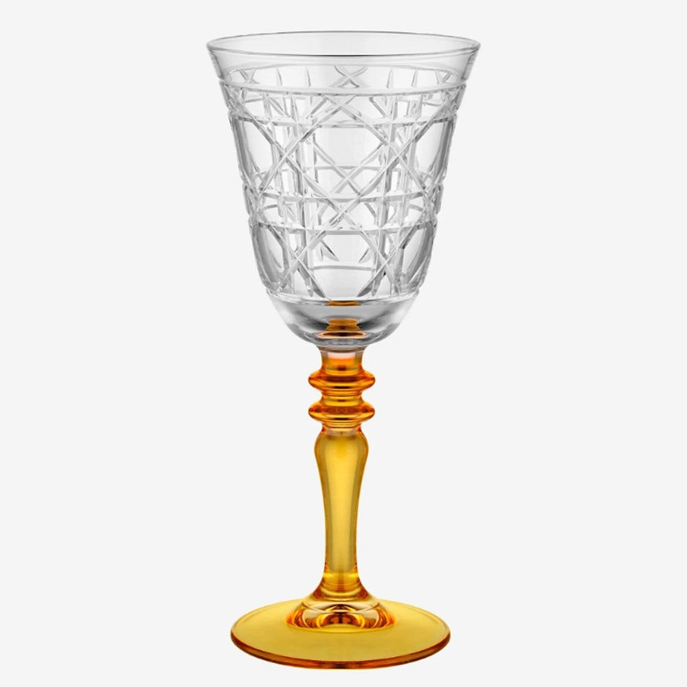 Sarı Cam Kadeh 270 Ml Gloria Collection by Chiara Alessi