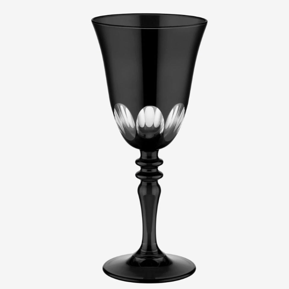 Siyah Cam Kadeh 270 Ml Nora Collection by Chiara Alessi