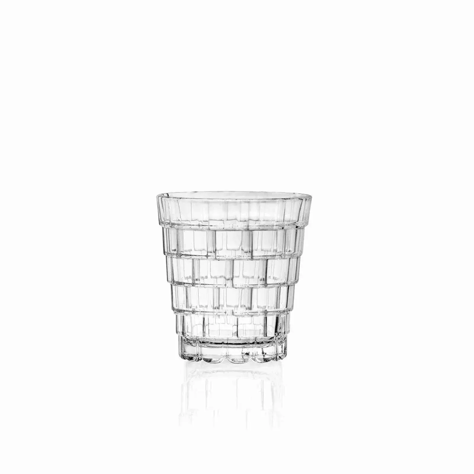 RCR Stack Yüksek Kalite Cam 6'lı Su Bardağı Seti 320 ml