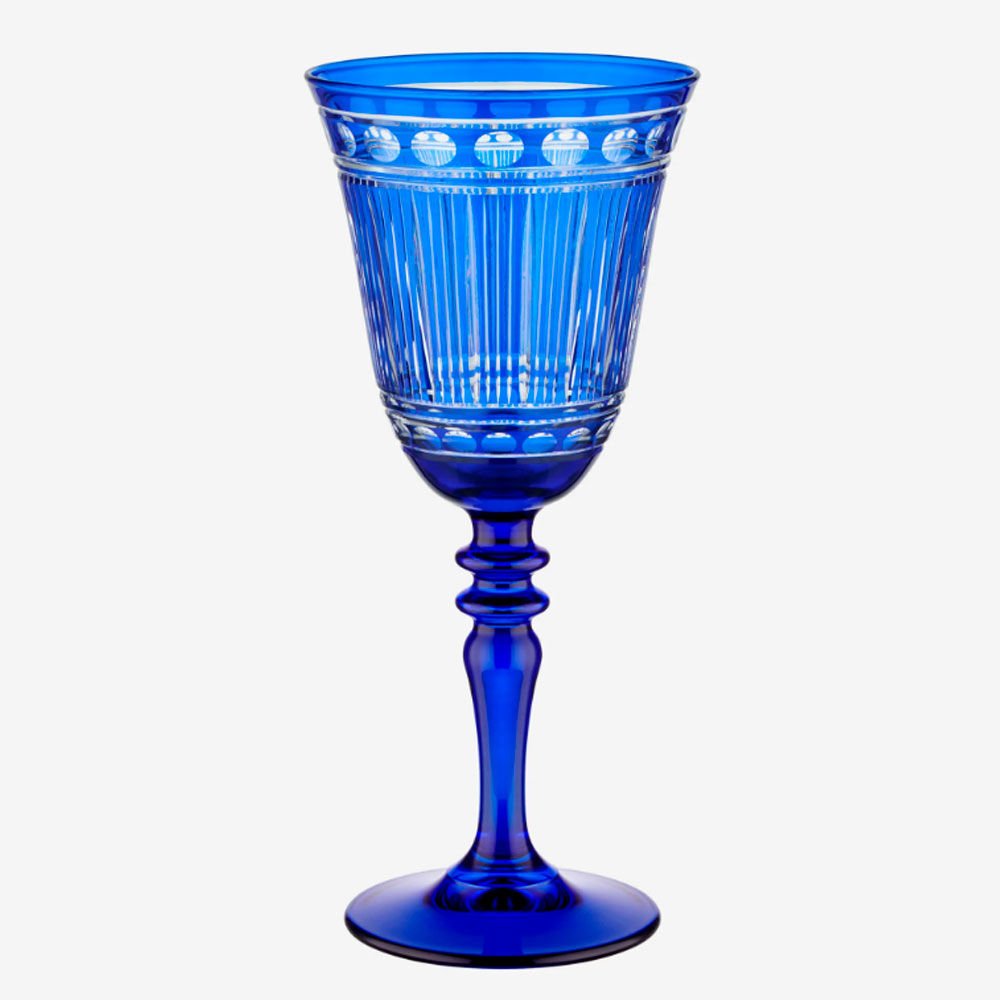 Mavi Cam Kadeh 270 Ml Fortino Collection by Chiara Alessi