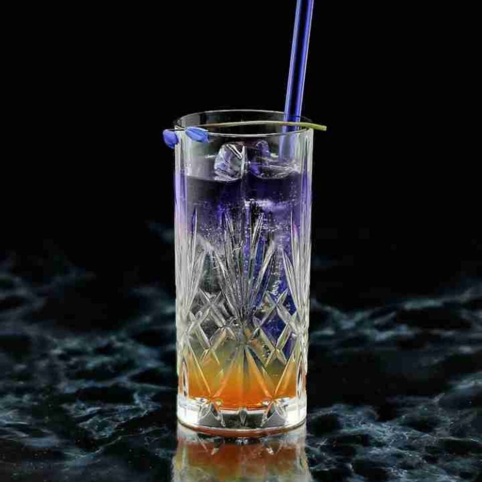 RCR Melodia Yüksek Kalite Cam 6'lı Meşrubat Bardağı 360 ml